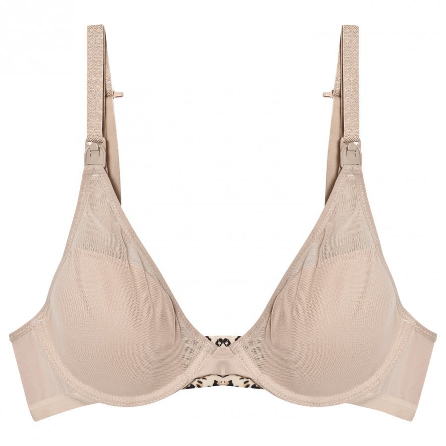 Charley M By Cake Lingerie Viva Plunge T-Shirt Bra Nude Raskausajan Rintaliivit