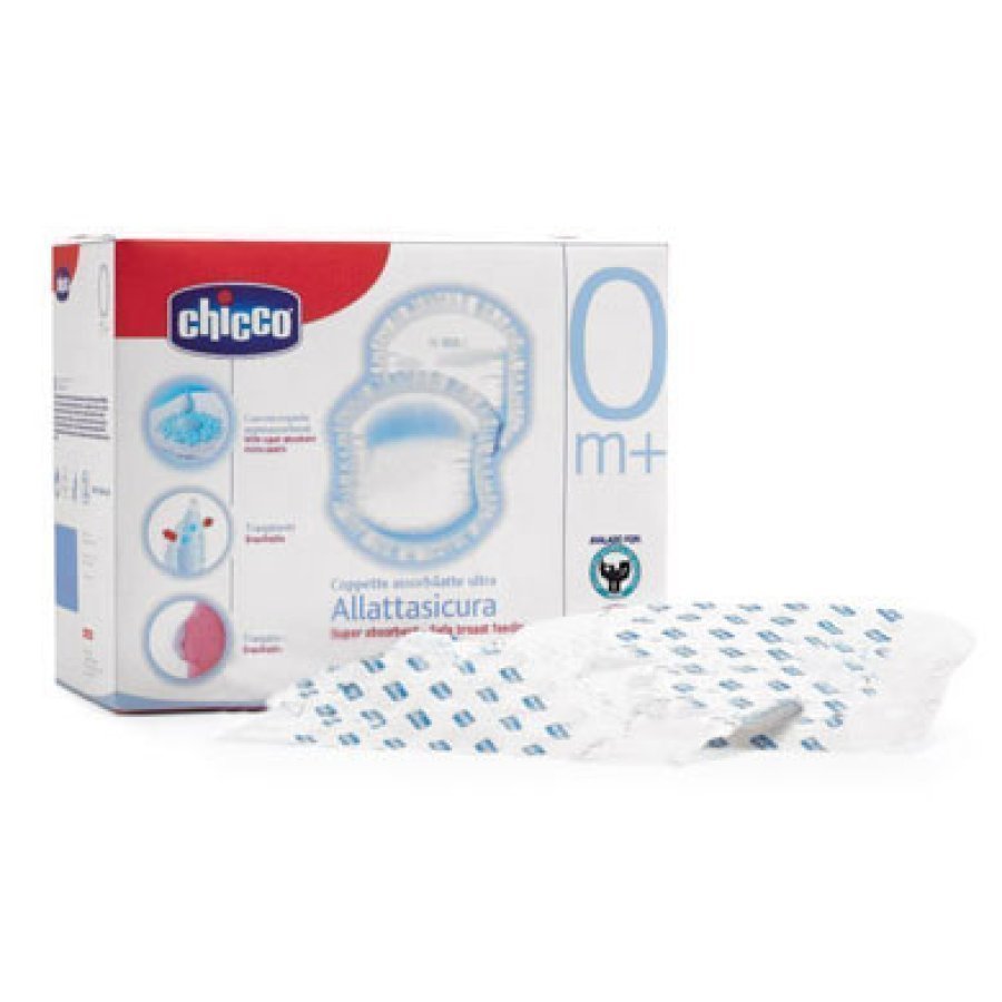 Chicco Antibakteeriset Liivinsuojukset Natural Feeling 30 Kpl