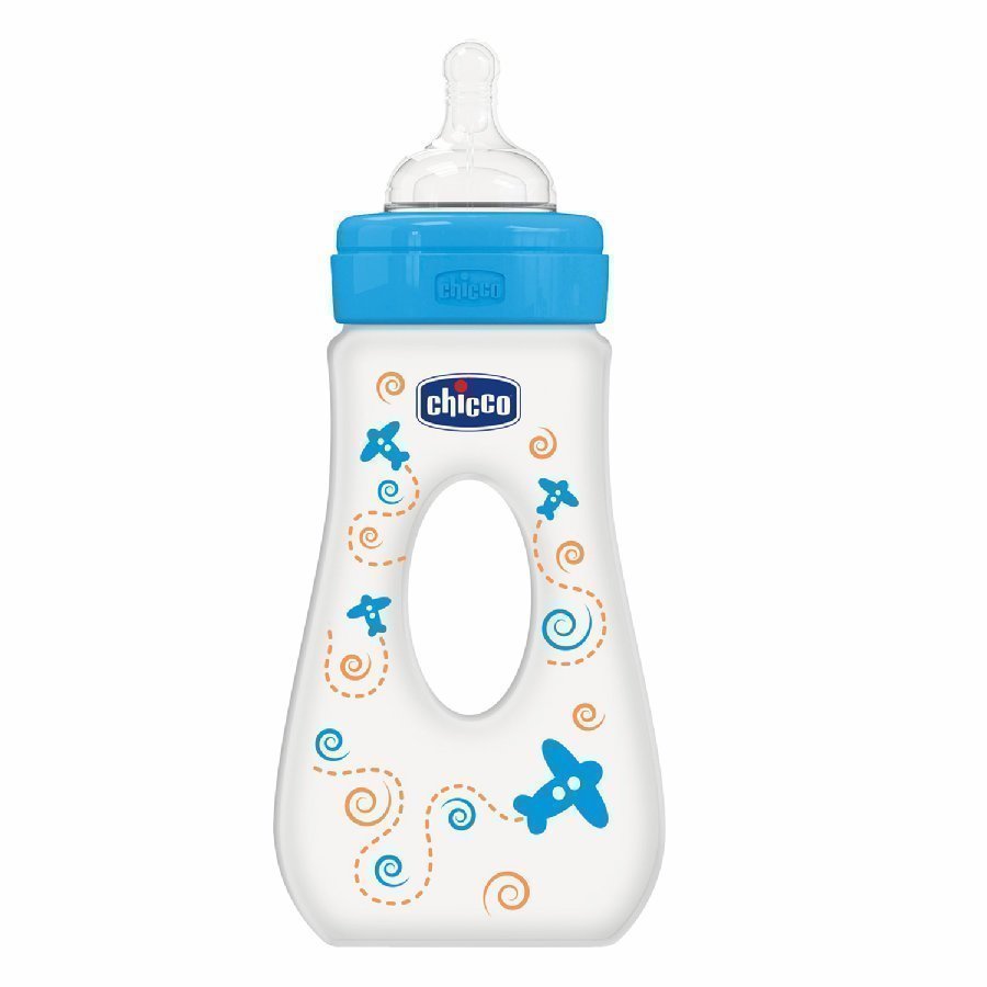 Chicco Easy Grip Tuttipullo 240 Ml 4 Kk+ Vaaleansininen