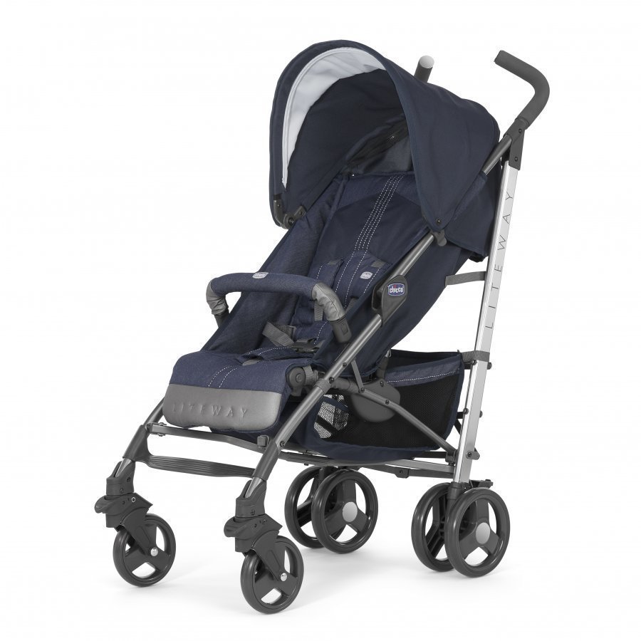 Chicco Liteway 2 Stroller Special Edition Denim Sateenvarjorattaat