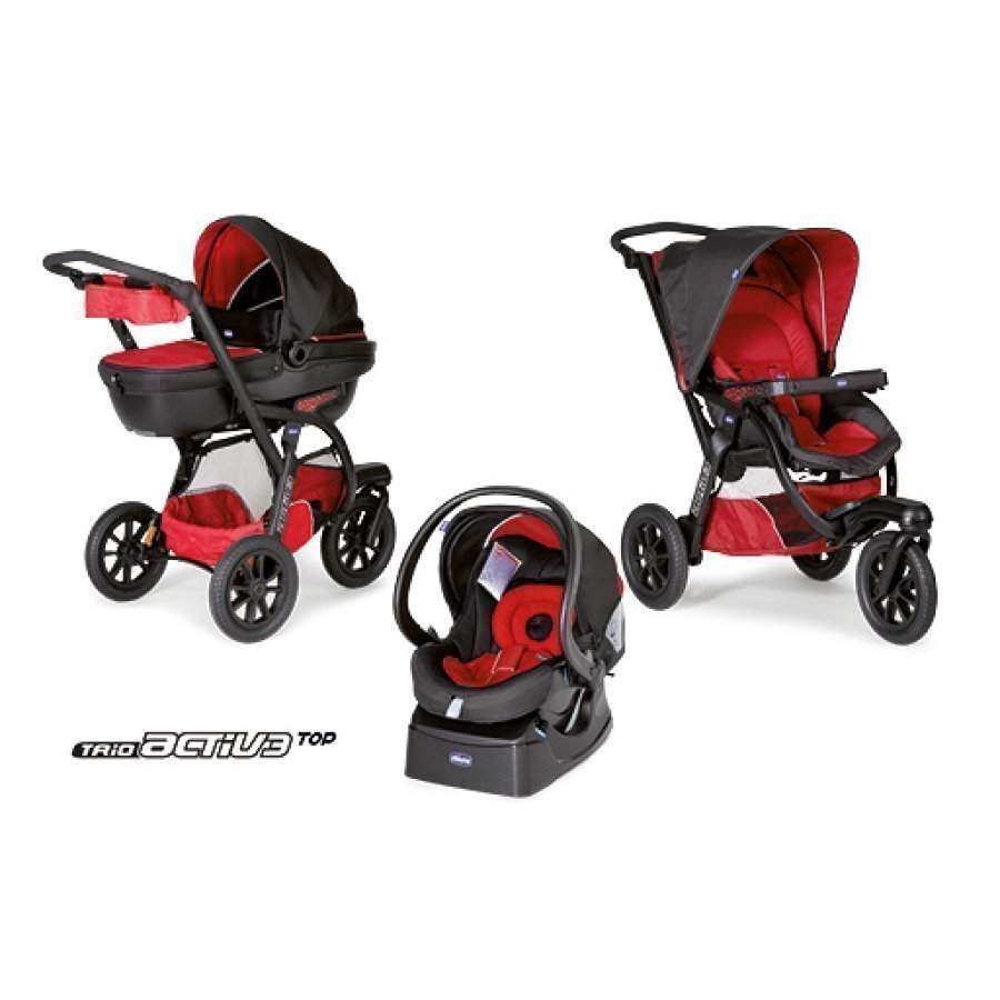 Chicco Trio Activ3 + Car Kit / Race Rattaat