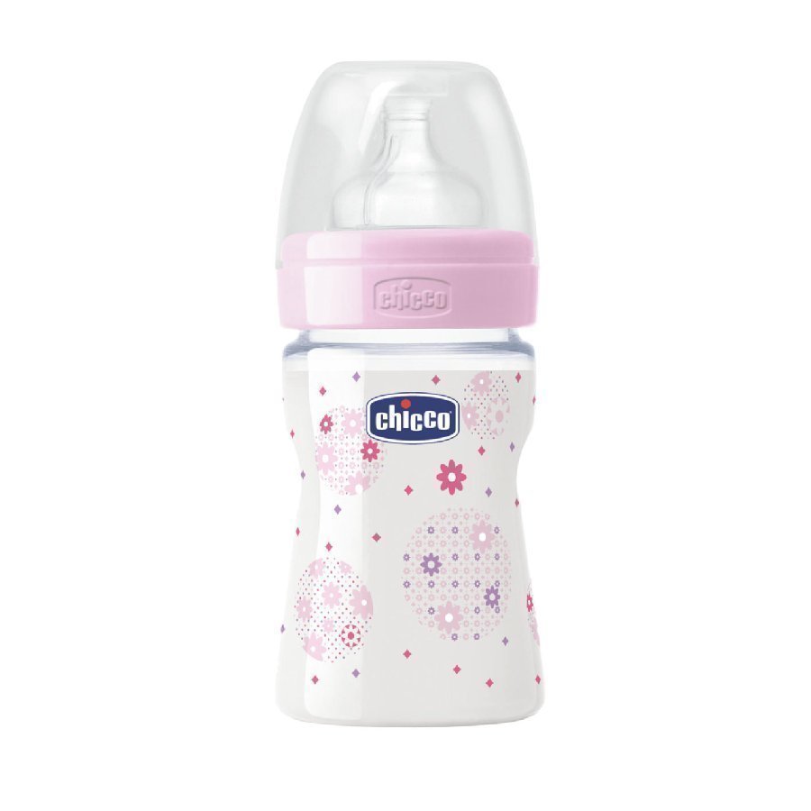 Chicco Tuttipullo Wellbeing 150 Ml 0+ Vaaleanpunainen