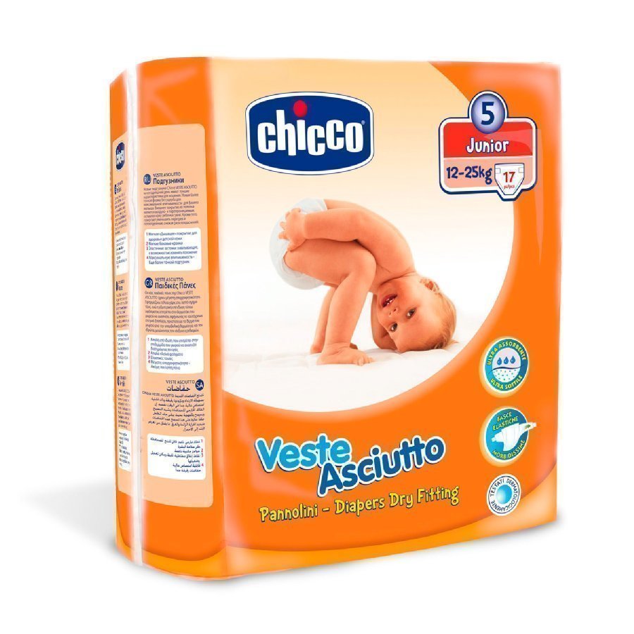 Chicco Vaipat Junior Koko 5 17 Kpl