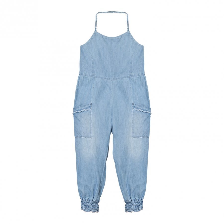 Chloé Blue Chambray Playsuit Potkupuku