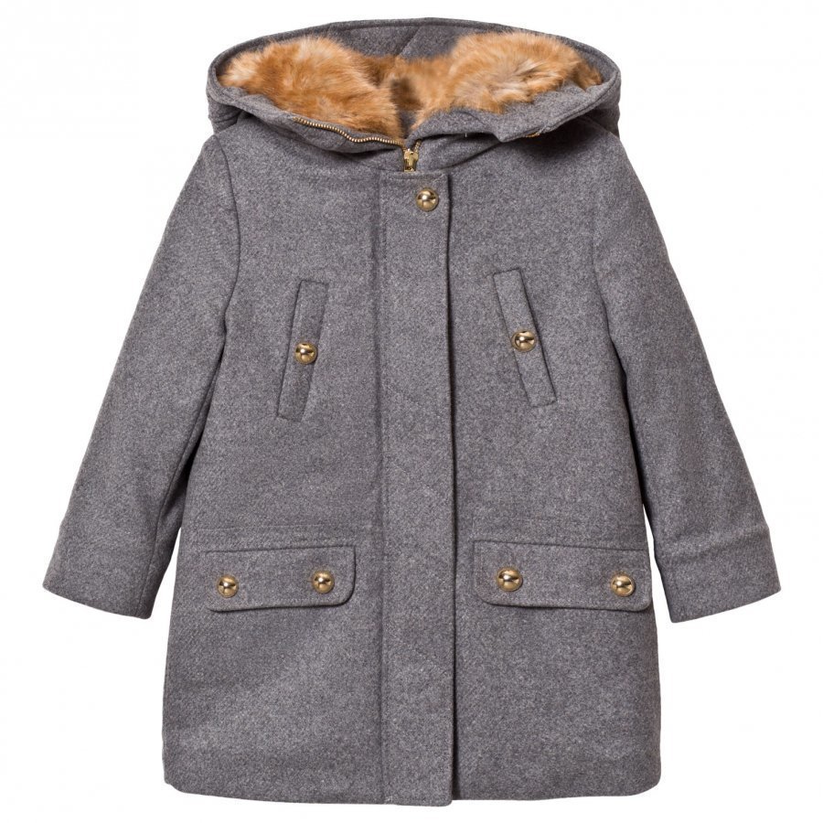 Chloé Grey Wool Coat Talvitakki