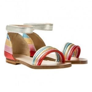 Chloé Multi Rainbow Leather Sandals Remmisandaalit