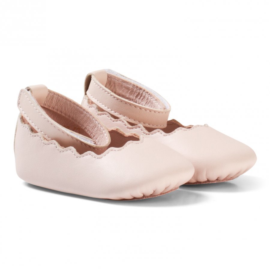 Chloé Pale Pink Scallop Shoes Ballerinat
