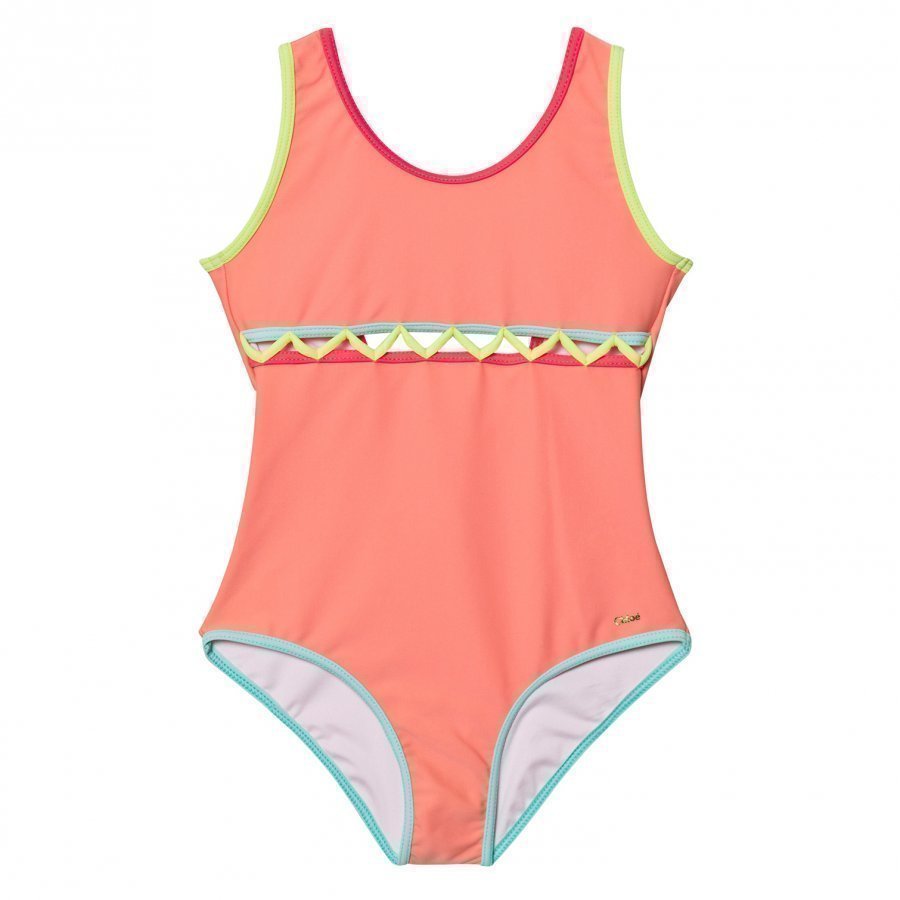 Chloé Pink Cut Out Front Swimsuit Uimapuku