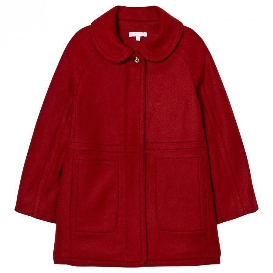 Chloé Red Wool Coat Talvitakki