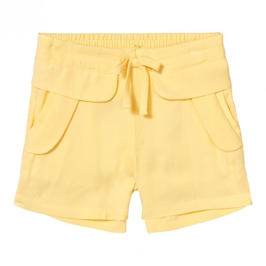 Chloé Yellow Woven Shorts Farkkushortsit