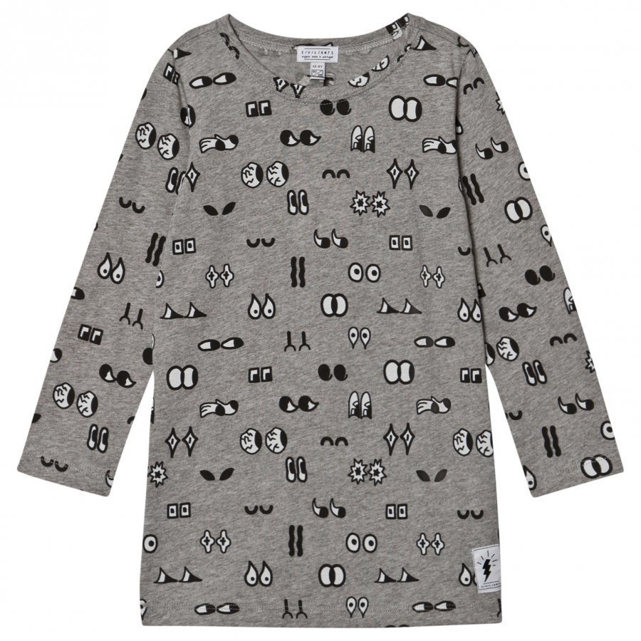 Civiliants Allover Print Dress Grey Mekko