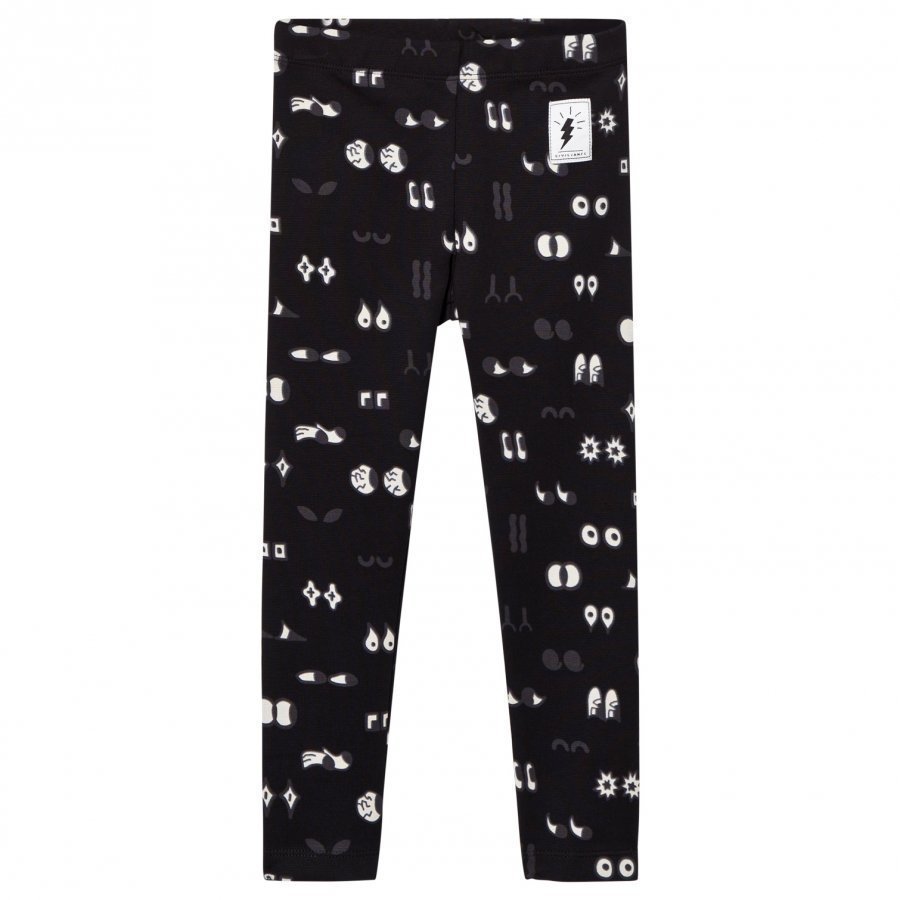 Civiliants Allover Print Leggings Black Legginsit