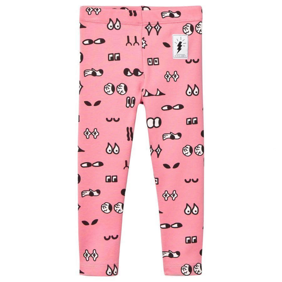 Civiliants Allover Print Leggings Pink Legginsit