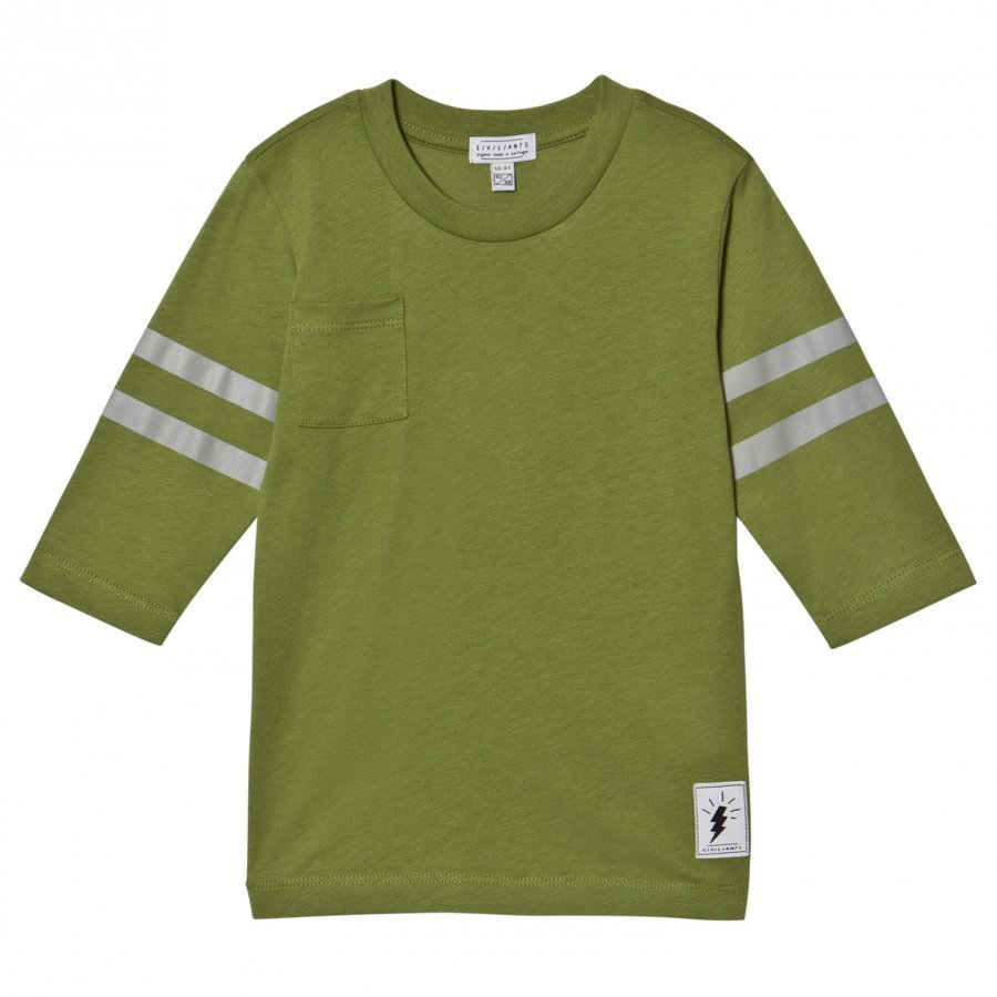 Civiliants Baseball T-Shirt Green T-Paita