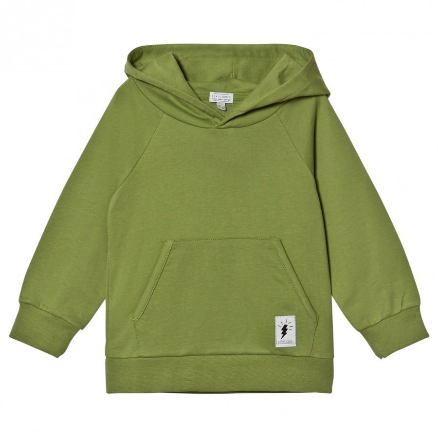 Civiliants Branded Pullover Hoodie Green Huppari