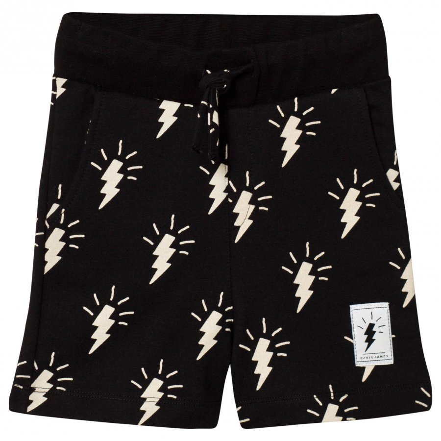 Civiliants Flash Allover Shorts Black Oloasun Shortsit