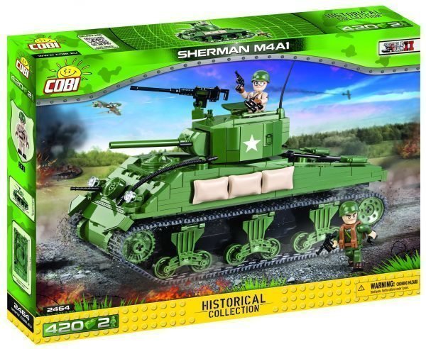 Cobi M4a1 Sherman Tank 400 Pcs