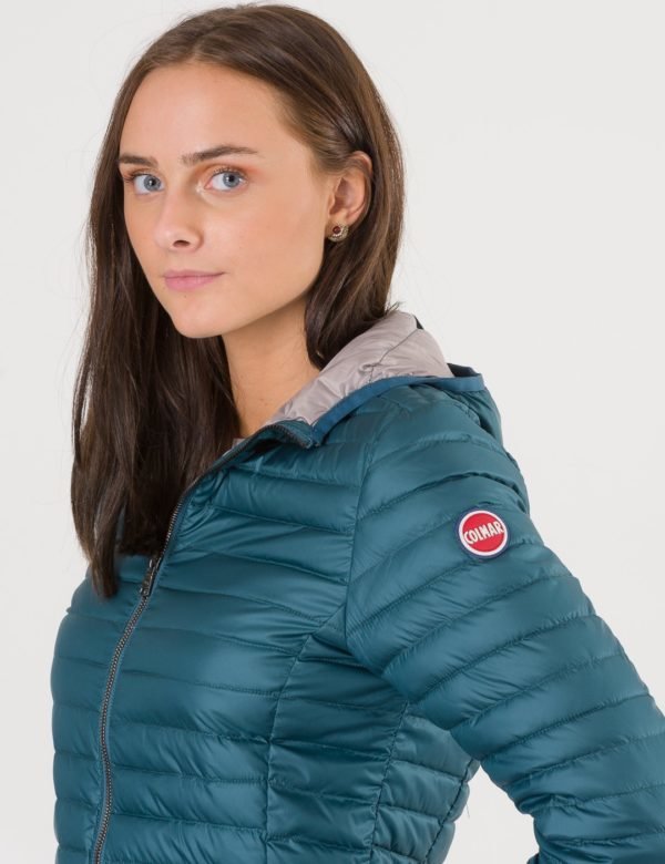 Colmar Hooded Down G Jacket Takki Vihreä