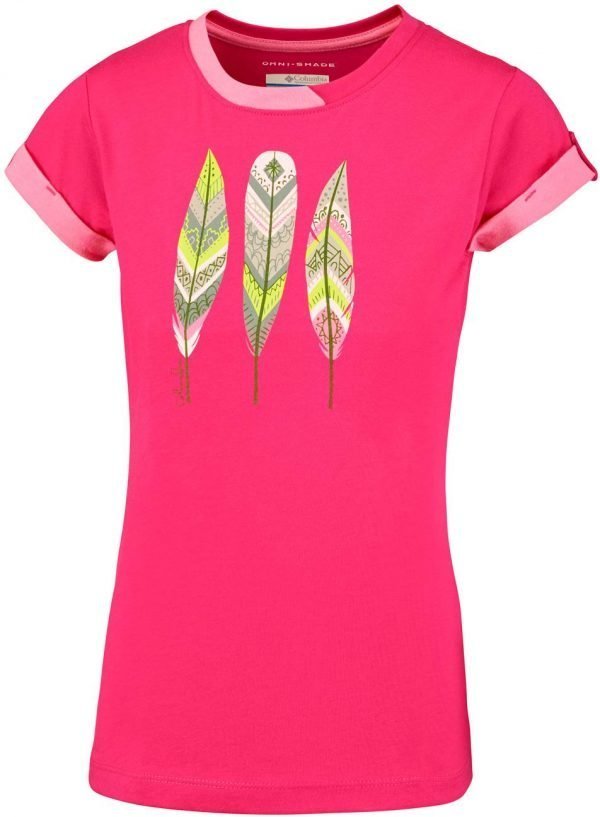 Columbia Lost Trail Tee Jr T-Paita Pink