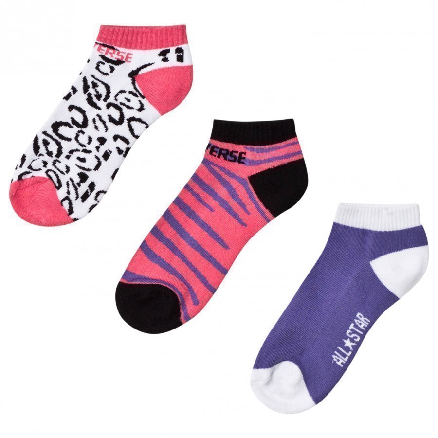 Converse 3-Pack Pink Socks Sukat