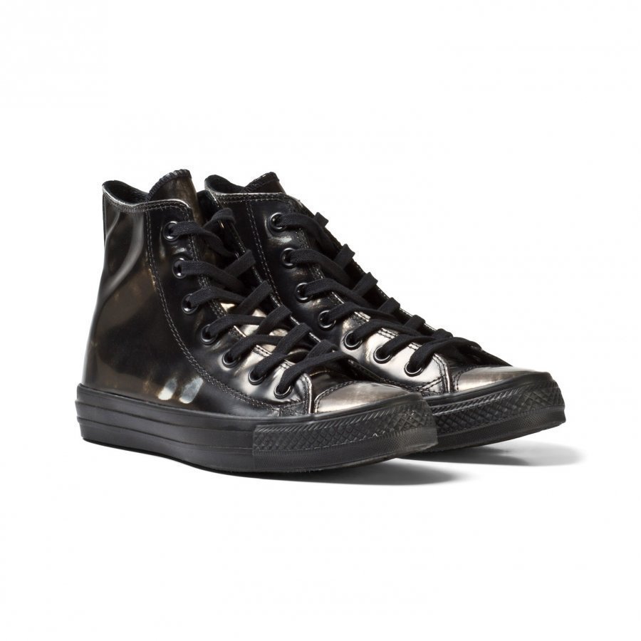 Converse Black Metallic Chuck Taylor All Star Hi Tops Korkeavartiset Kengät