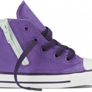 Converse Canvastossut All Star Side Zip High Allium Purple/Mint