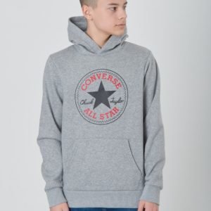 Converse Fleece Chuck Patch Hoodie Huppari Harmaa