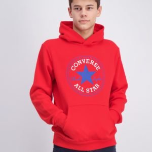 Converse Fleece Chuck Patch Hoodie Huppari Punainen