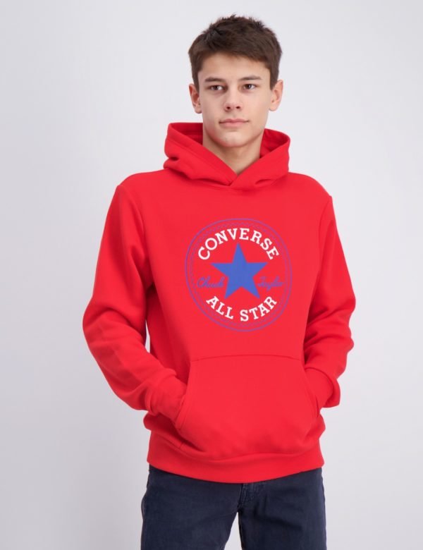 Converse Fleece Chuck Patch Hoodie Huppari Punainen