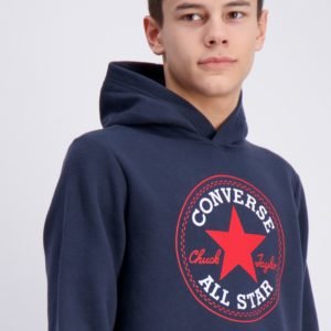 Converse Fleece Chuck Patch Hoodie Huppari Sininen