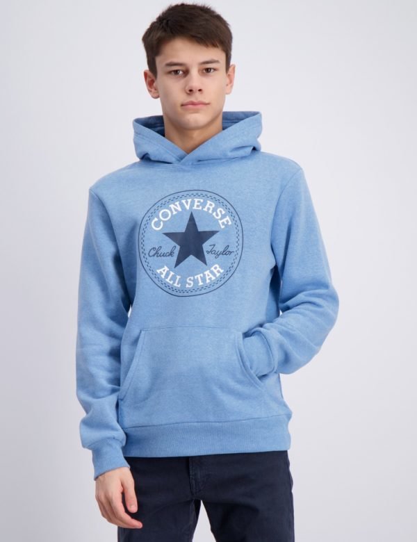 Converse Fleece Chuck Patch Hoodie Huppari Sininen