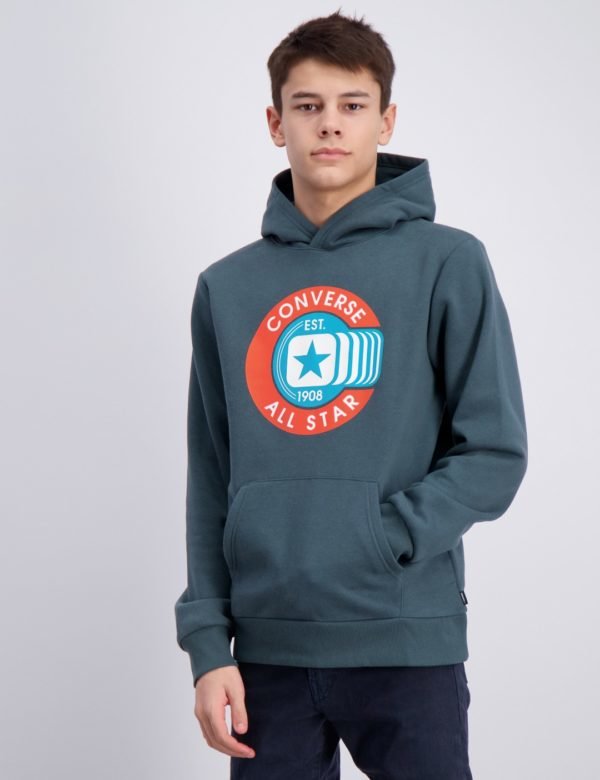 Converse Graphic Pull Over Huppari Vihreä