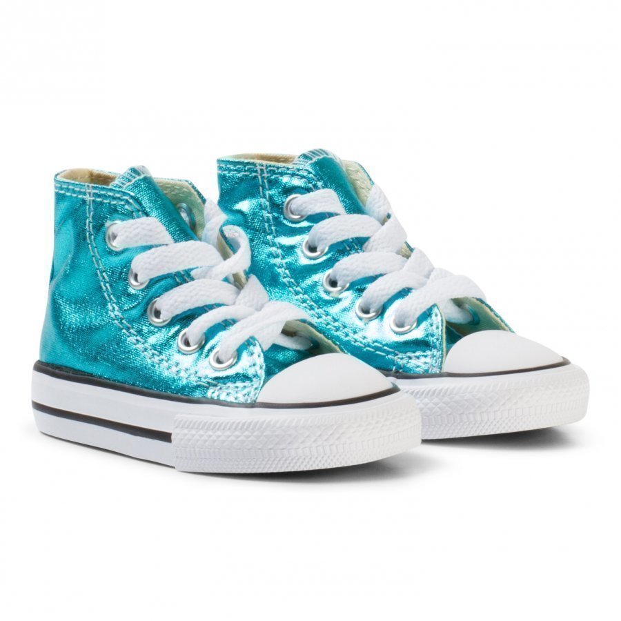 Converse Green Metallic Chuck Taylor Hi Tops Korkeavartiset Kengät