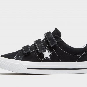 Converse One Star 3v Musta