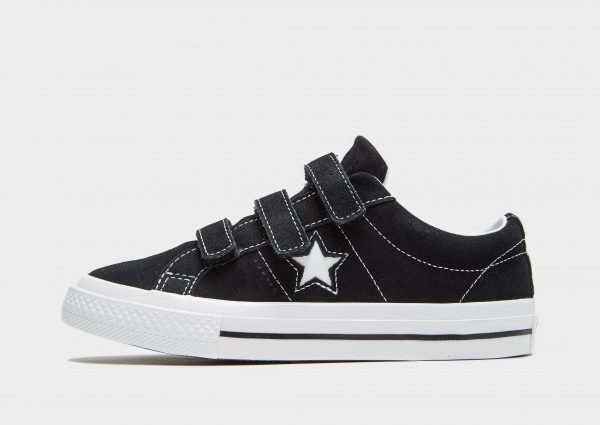 Converse One Star 3v Musta