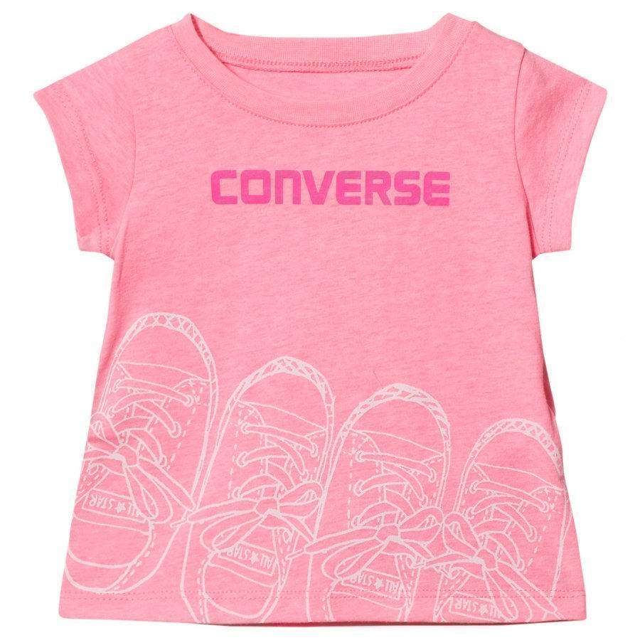 Converse Pink Glow Kicks Graphic Tee T-Paita