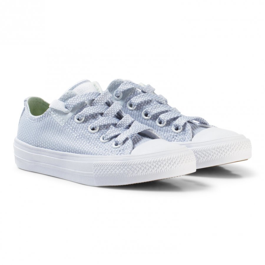 Converse White Chuck Taylor All Star Ii Junior Velcro Trainers Lenkkarit