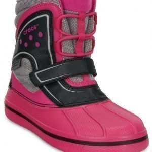 Crocs Allcast Waterproof Boots Candy Pink/Black