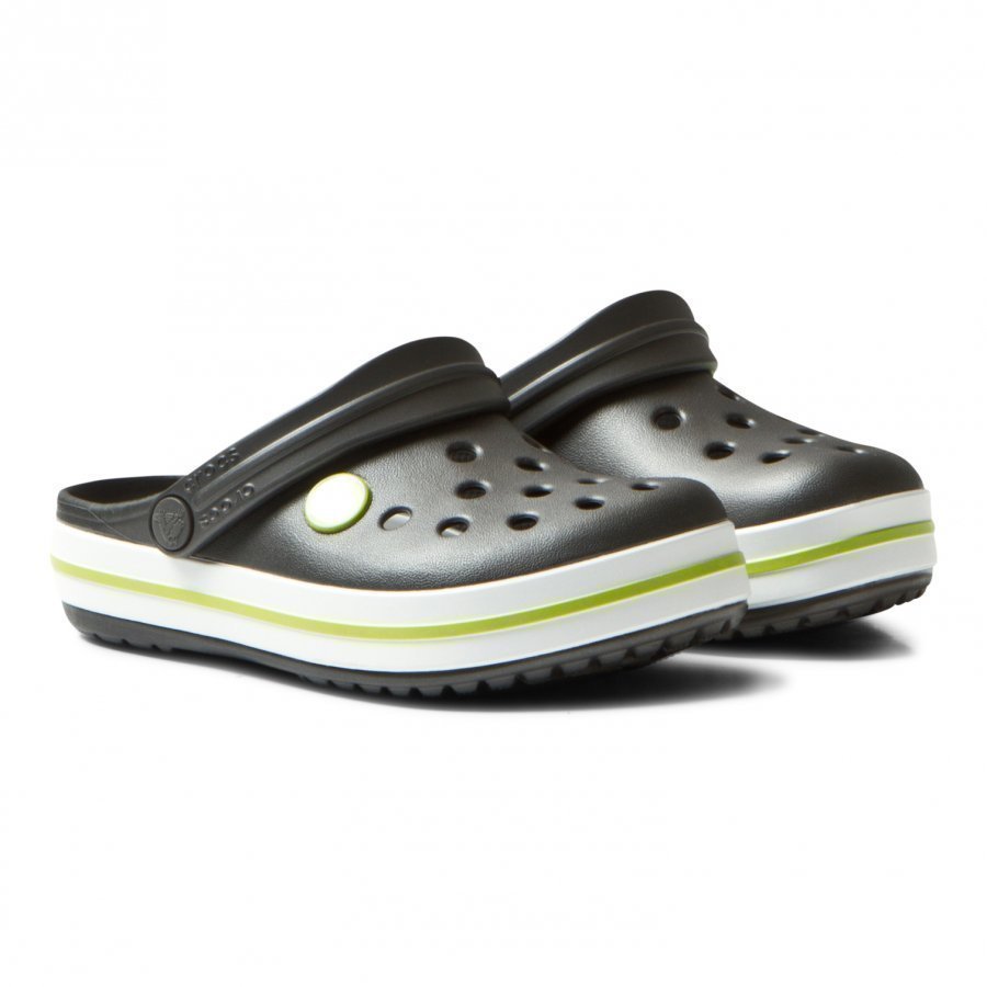 Crocs Crocband Clog Graphite/Volt Green Remmisandaalit