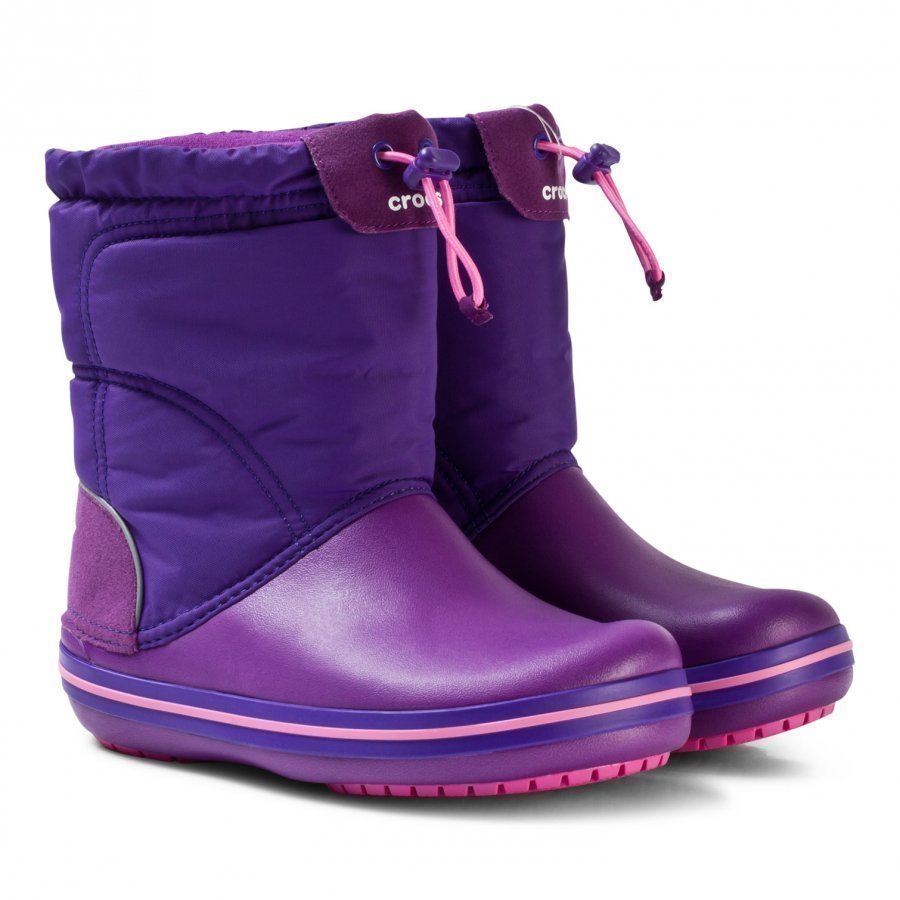 Crocs Crocband Lodgepoint Boot K Amethyst/Ultraviolet Kumisaappaat