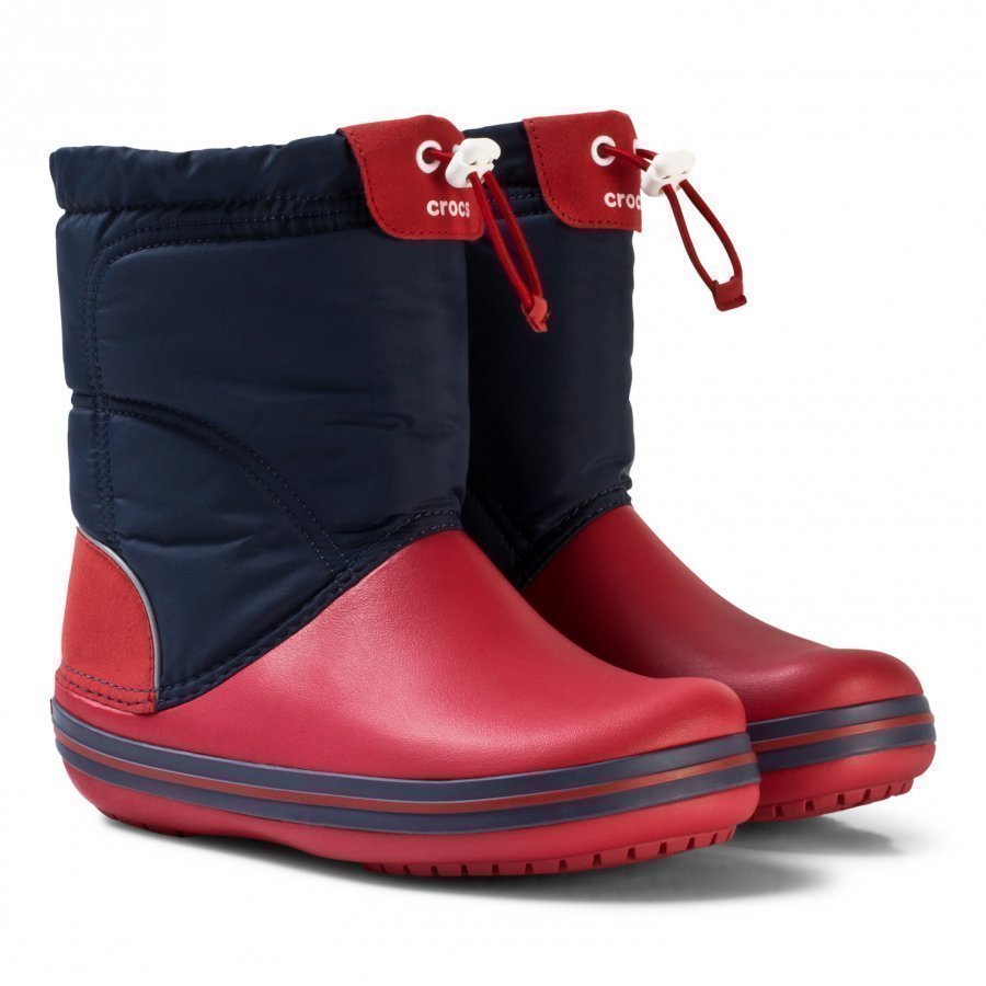 Crocs Crocband Lodgepoint Boot K Navy/Red Kumisaappaat