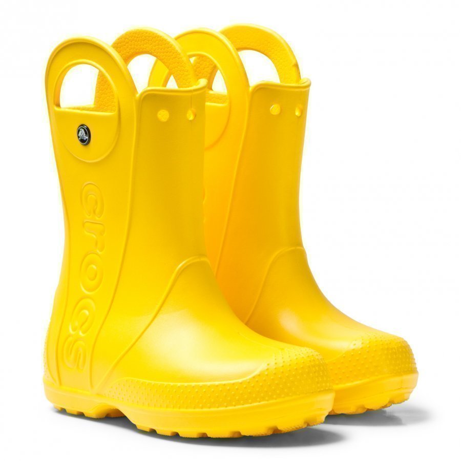 Crocs Handle It Rain Boot Kids Yellow Kumisaappaat