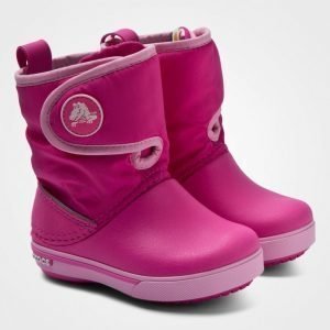 Crocs Kids' Crocband Ii.5 Gust Boot Neon Magenta/Carnation Talvisaappaat