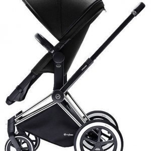 Cybex Priam 2016 2-in-1 vaunut Chrome runko/All Terrain Happy Black Paketti