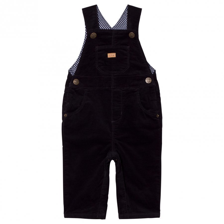 Cyrillus Corduroy Overalls Ink Blue Lappuhaalari