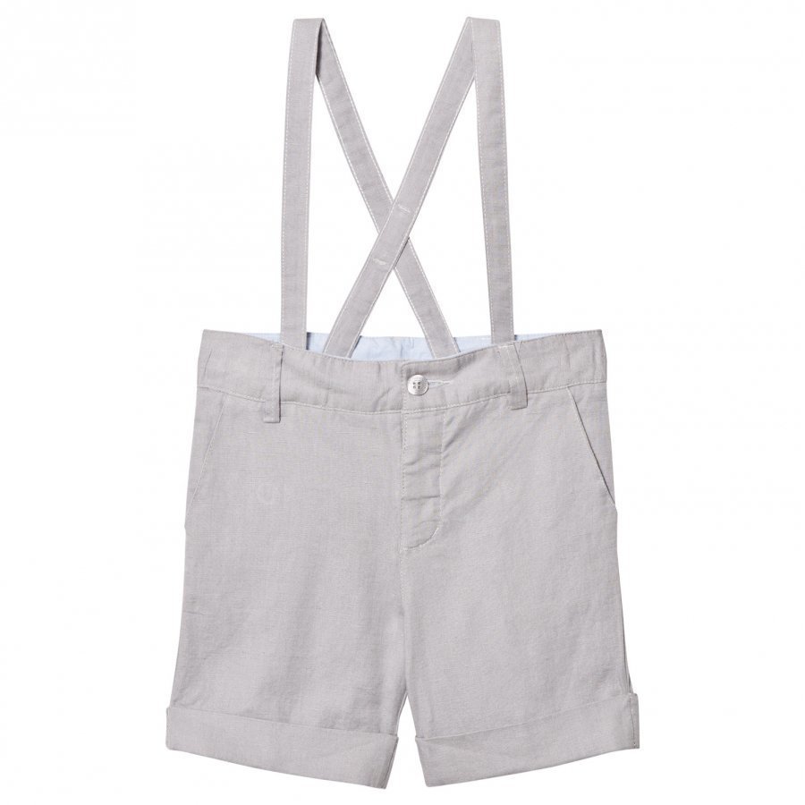 Cyrillus Grey Linen Shorts Juhlashortsit