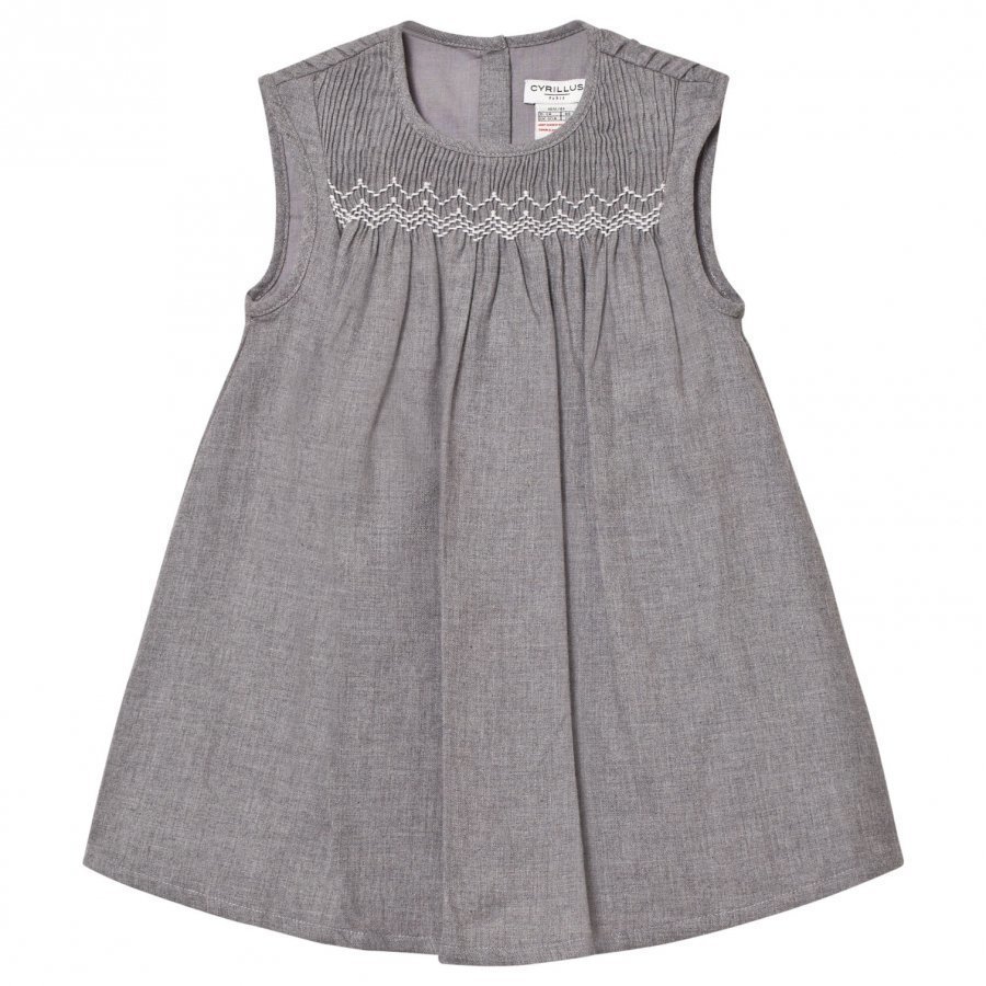 Cyrillus Grey Marl Flannel Dress Mekko