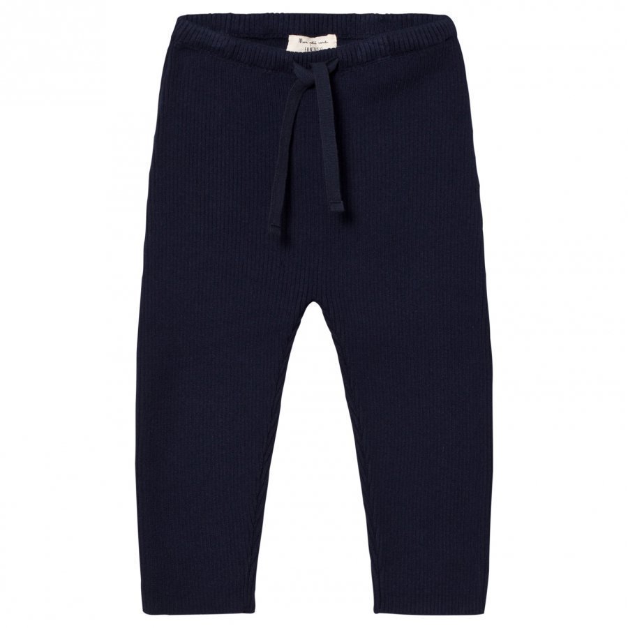 Cyrillus Navy Knit Leggings Housut