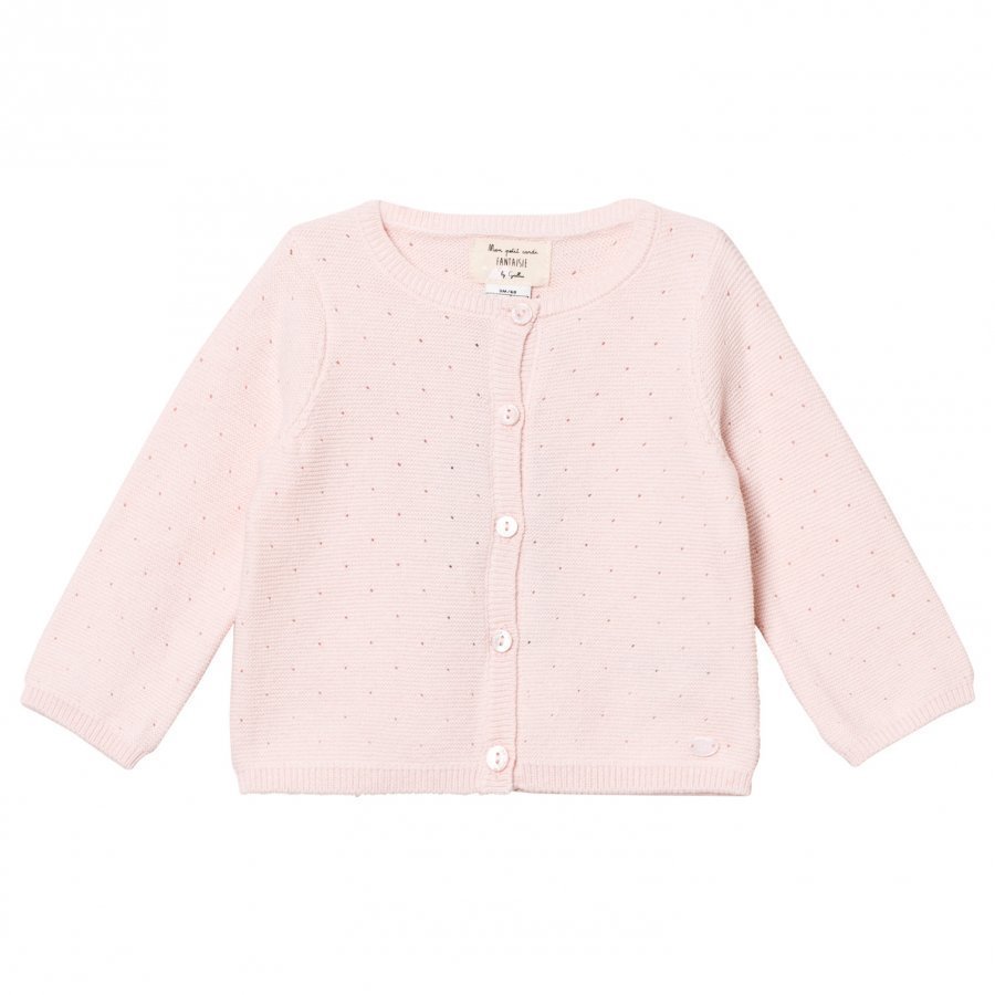 Cyrillus Pale Pink Cardigan Neuletakki