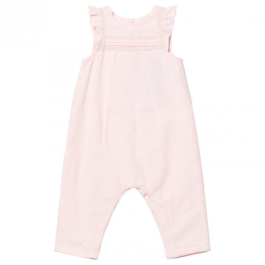 Cyrillus Pale Pink Corduroy Overalls Lappuhaalari